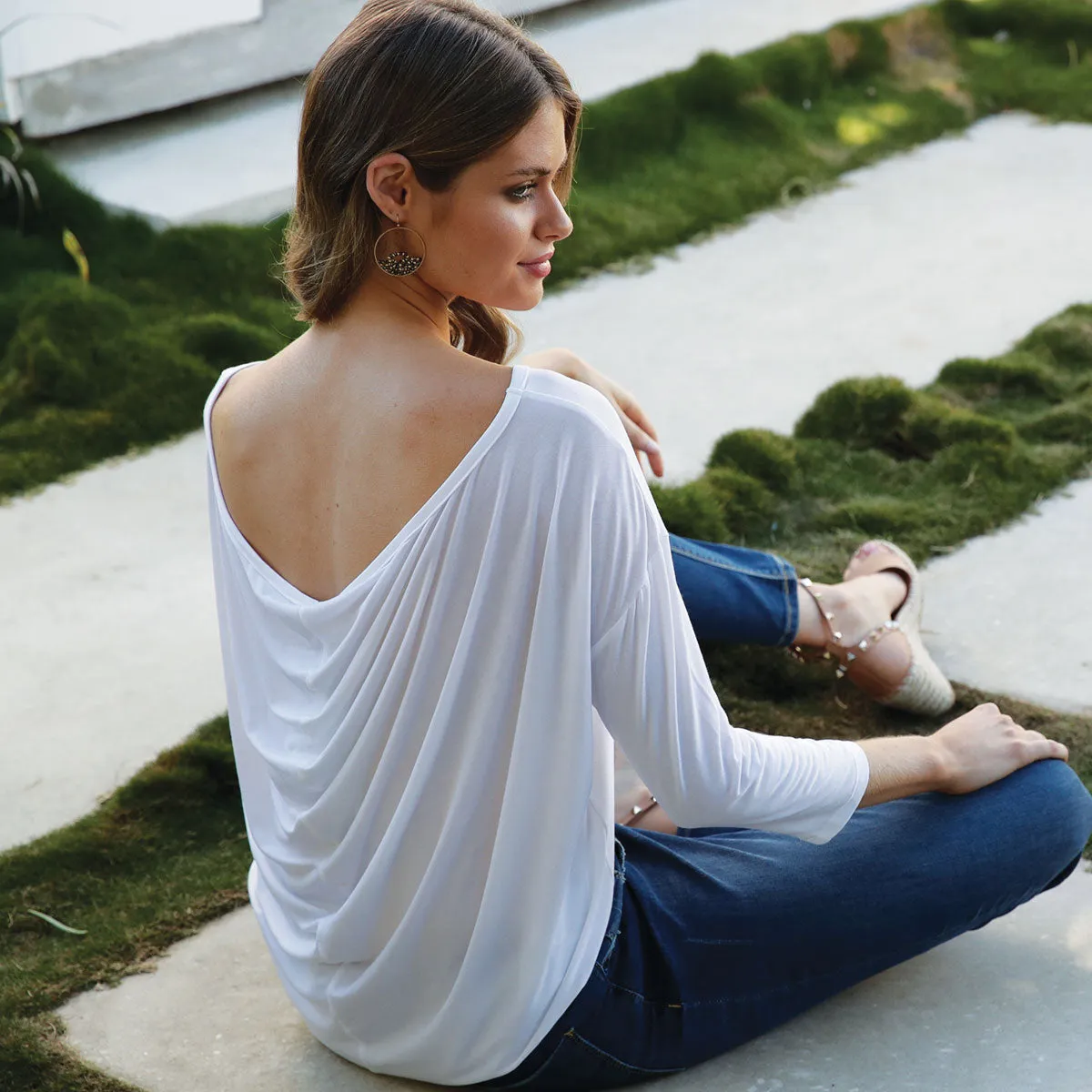 NOVA DRAPED TOP
