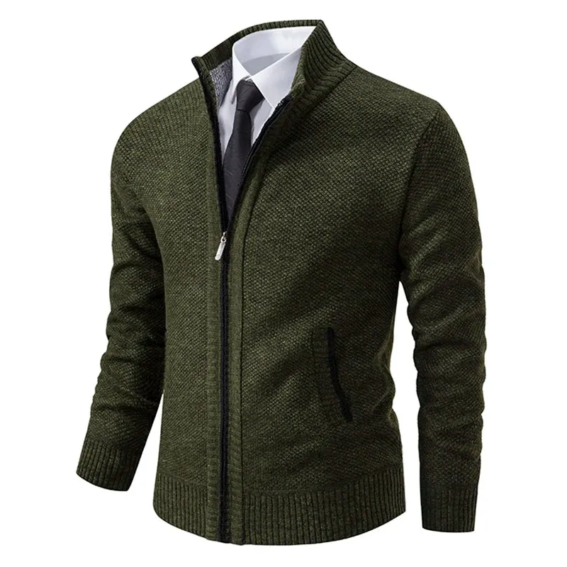 Obsidian Phoenix Fleece Zipper Cardigan