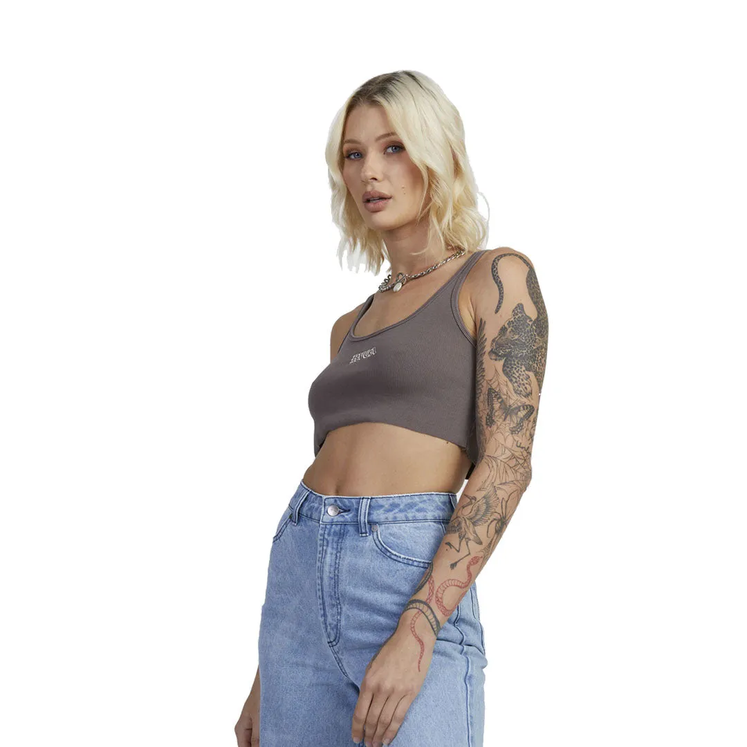 Old Rvca Cropped Tank Shirt