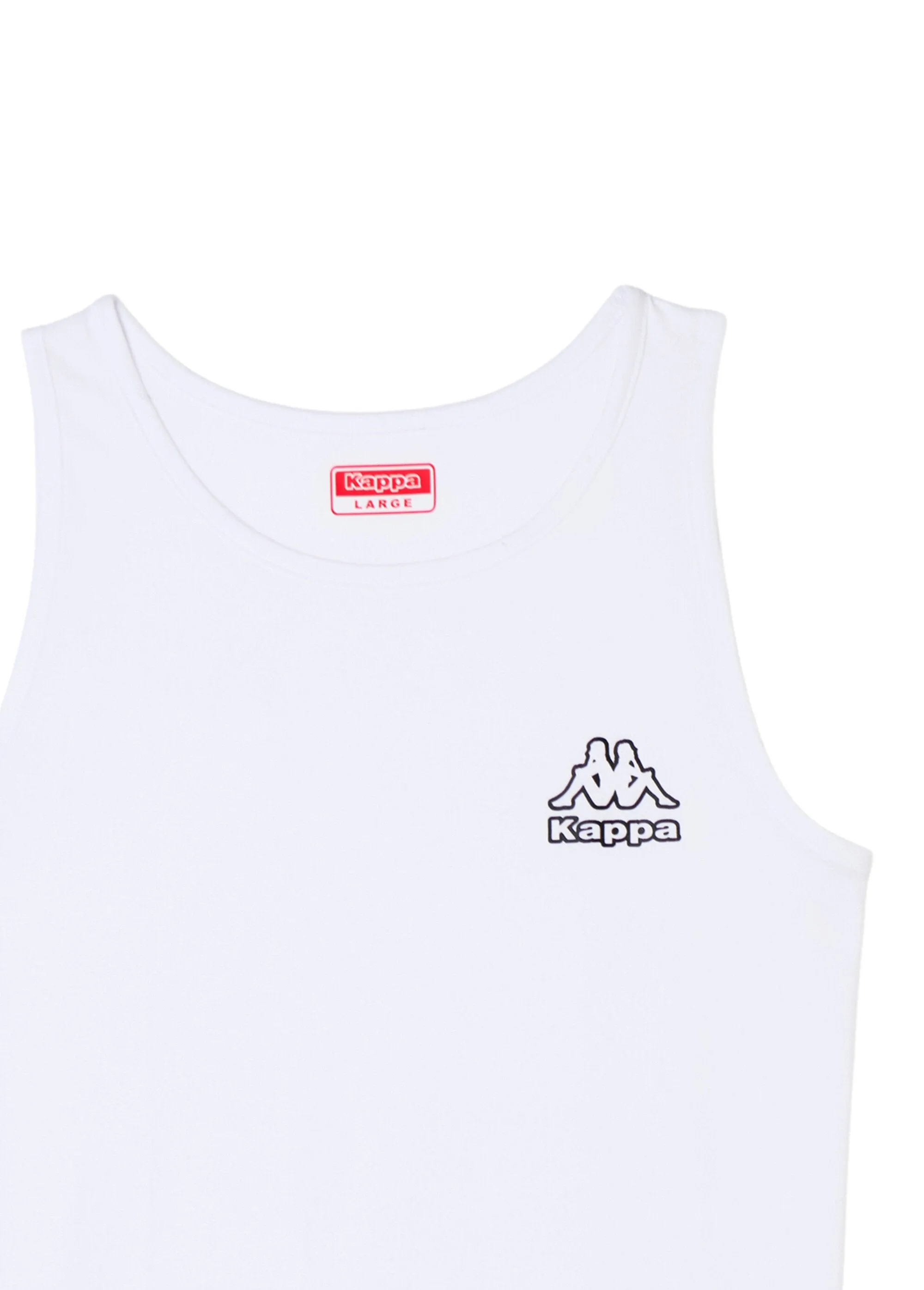 Pack of 2 pure cotton round neck tank tops