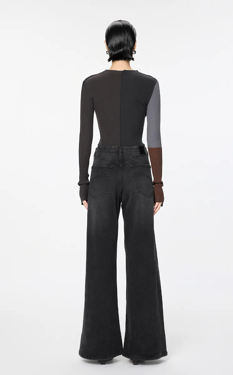 Pants / JNBY Relaxed Ultra-Long Flared Jeans