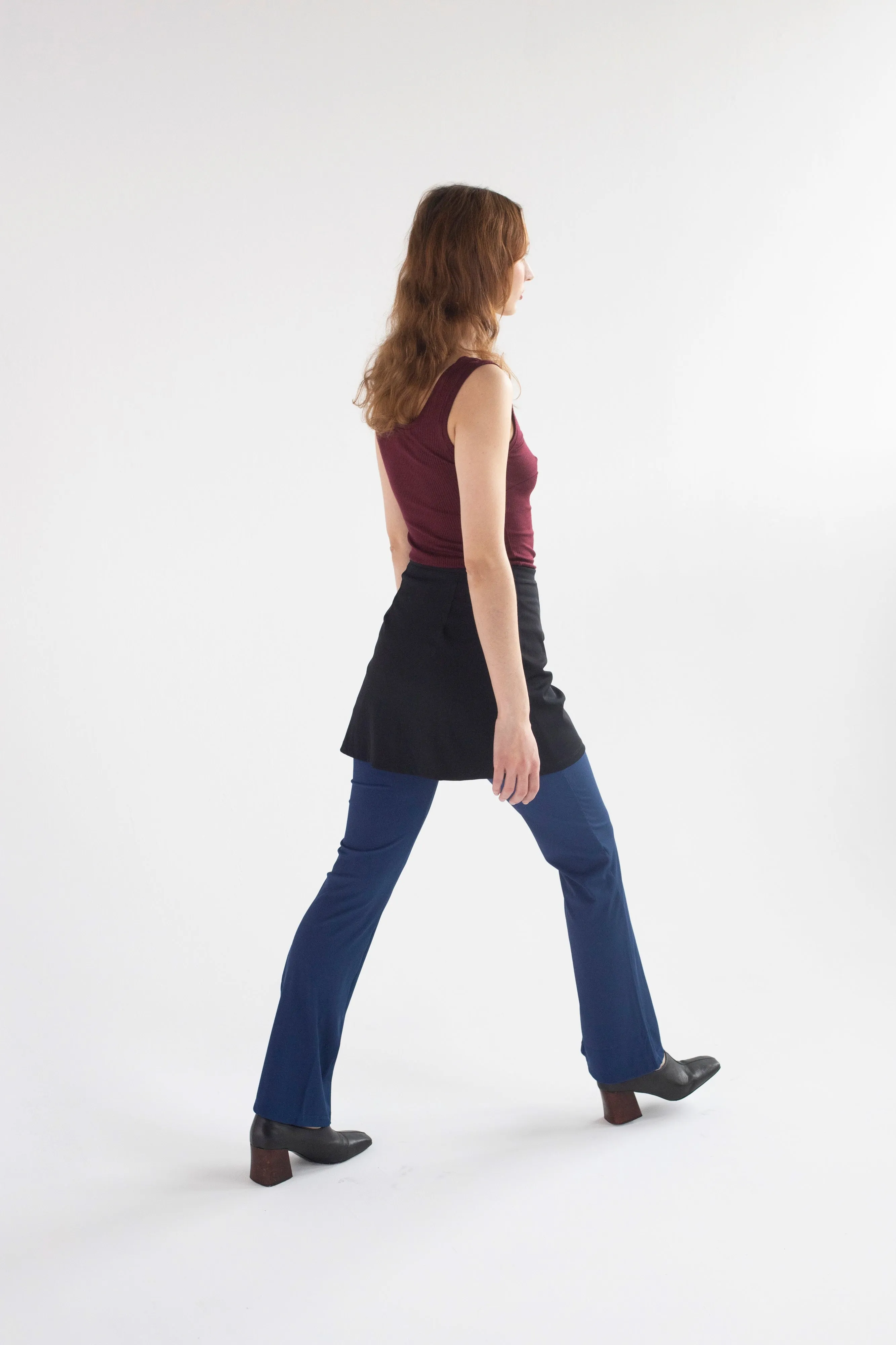 Pants No.4 - Darkblue Rib