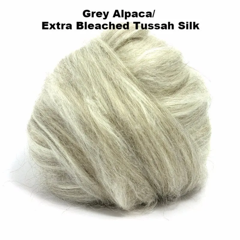 Paradise Fibers Alpaca/Tussah Silk Tops