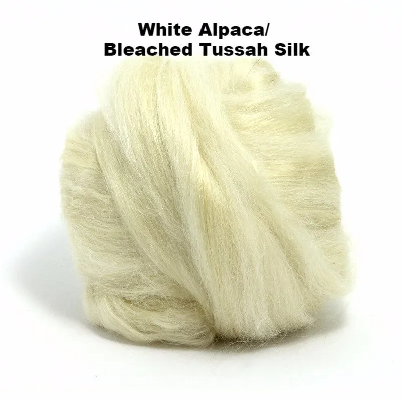 Paradise Fibers Alpaca/Tussah Silk Tops