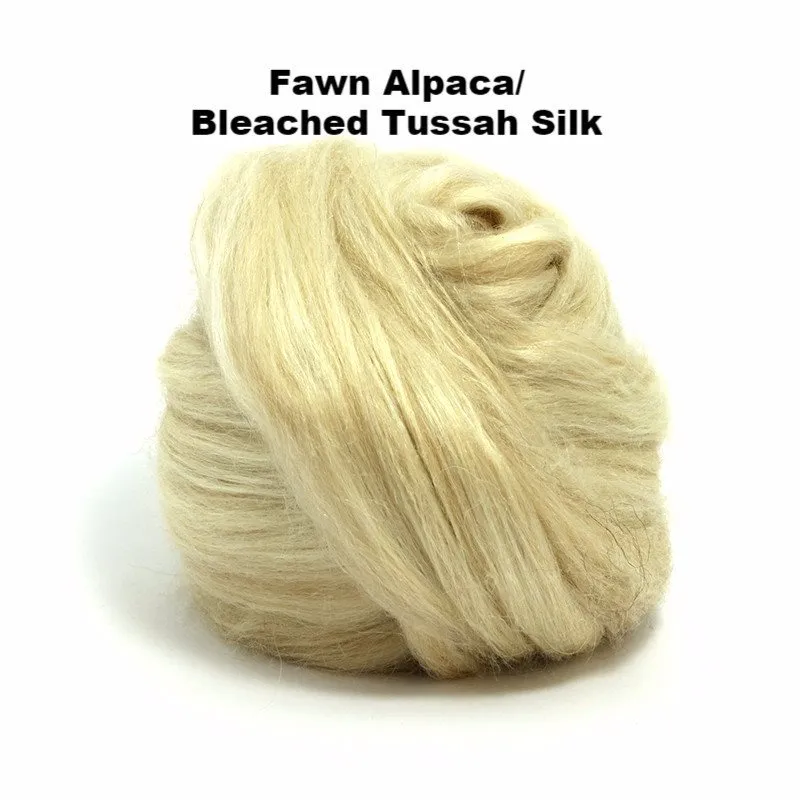 Paradise Fibers Alpaca/Tussah Silk Tops