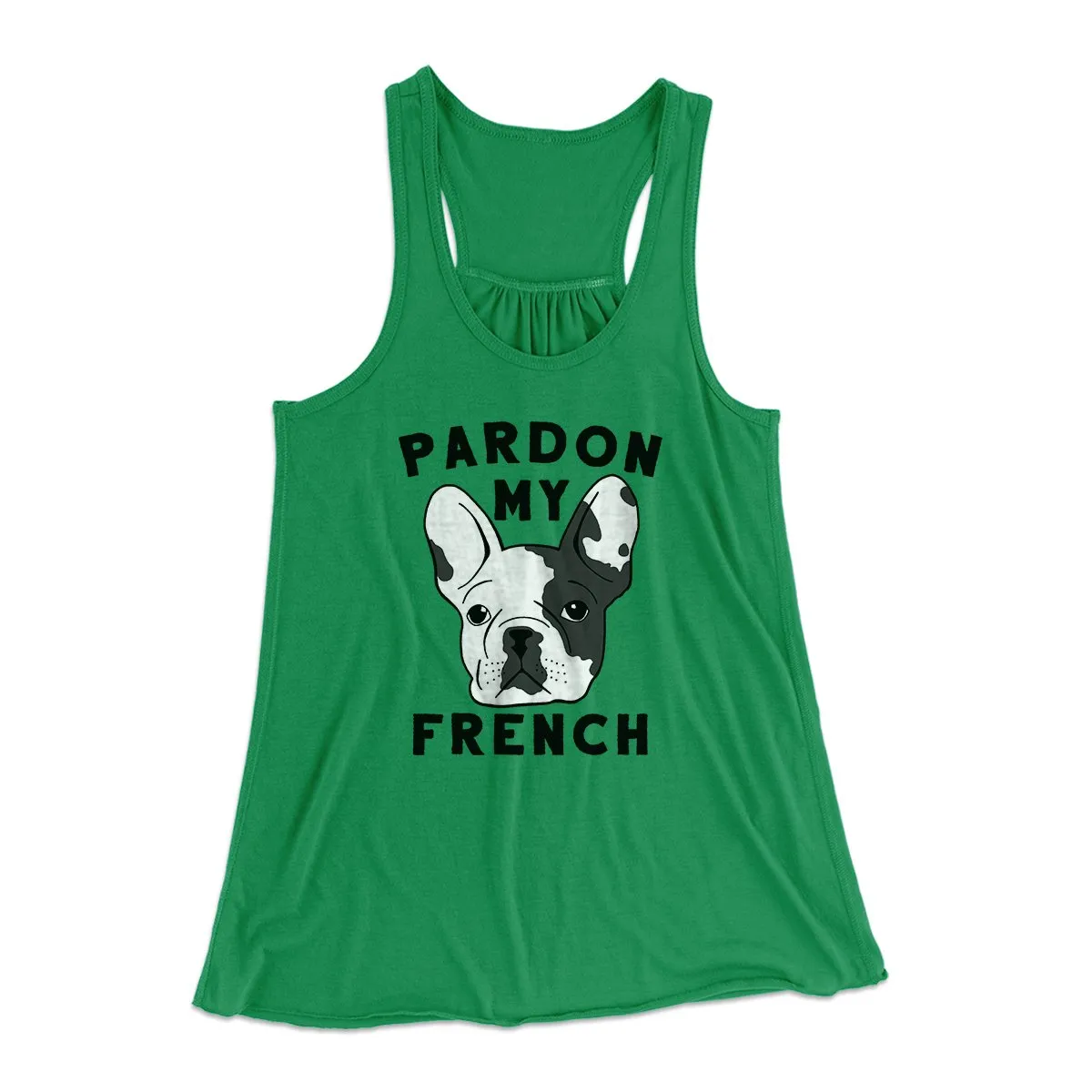 Pardon My French Funny Women's Flowey Tank Top