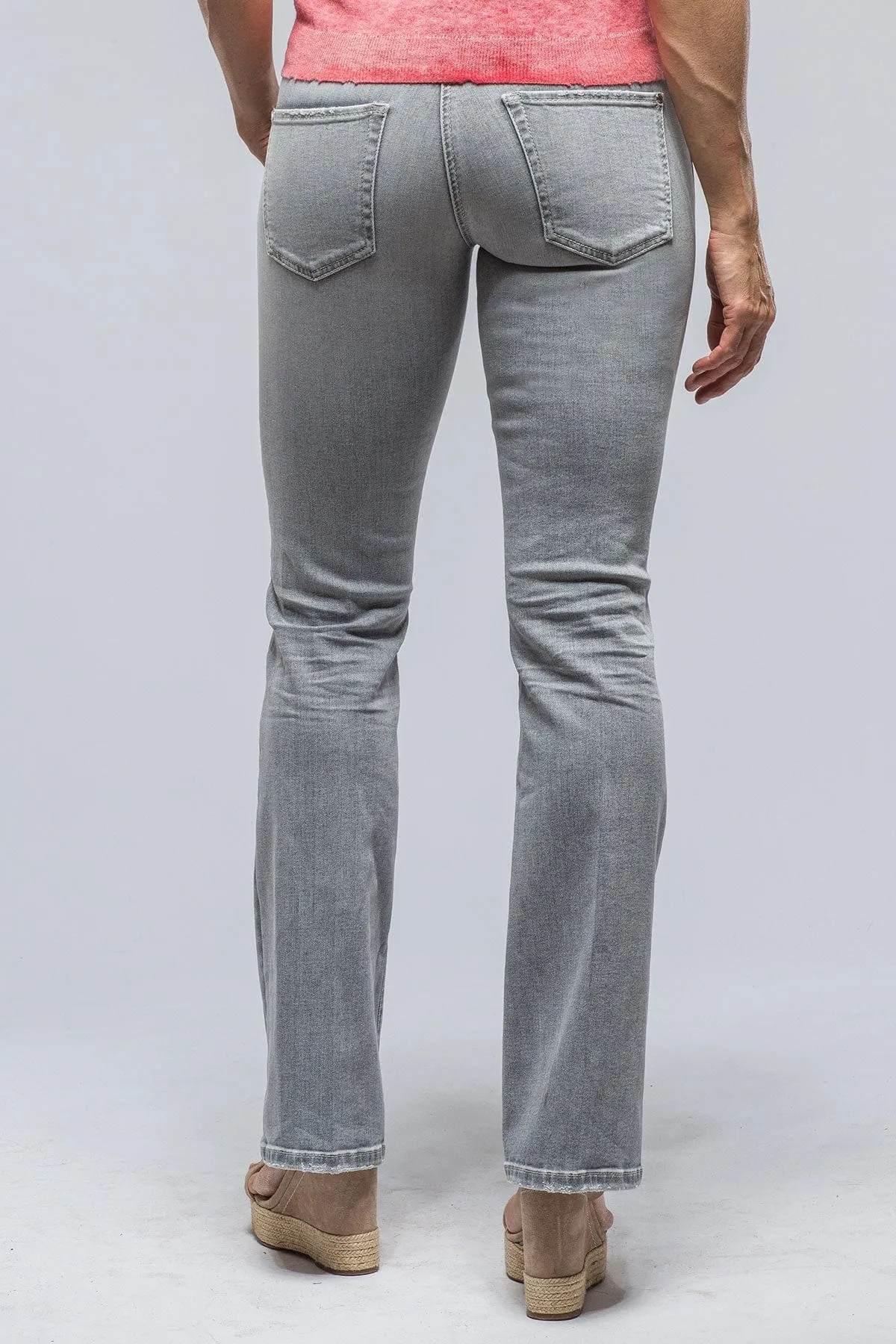 Paris Flared Jeans In Washed Grey