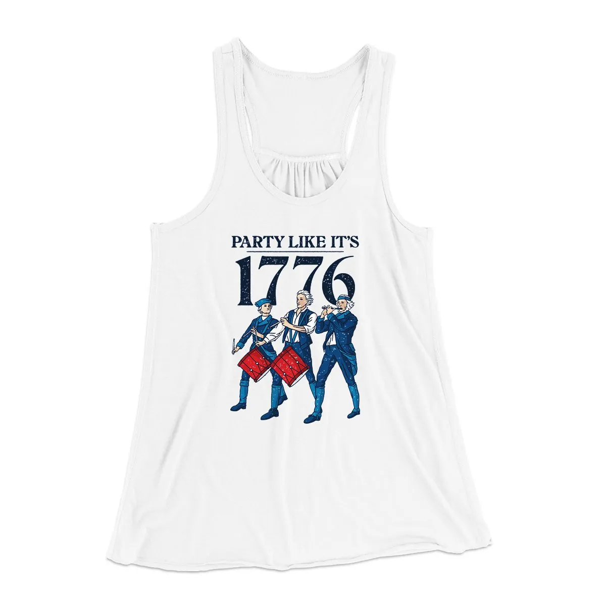 Party Like It's 1776 Women's Flowey Tank Top