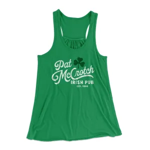 Pat McCrotch Irish Pub Women's Flowey Tank Top