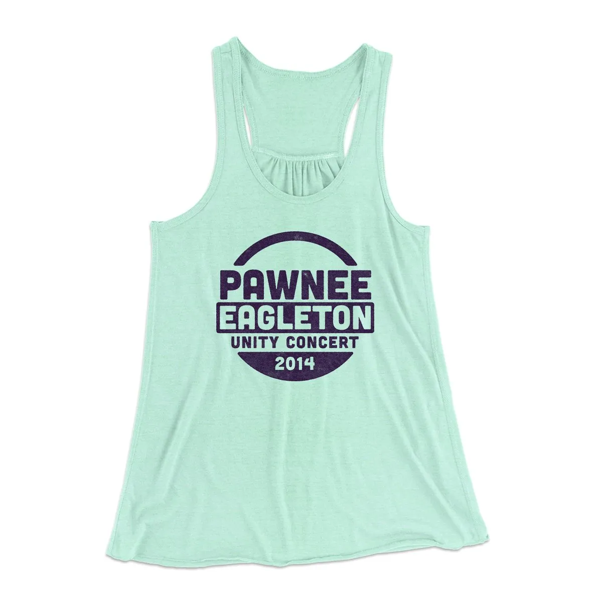 Pawnee Eagleton Unity Concert Women's Flowey Tank Top