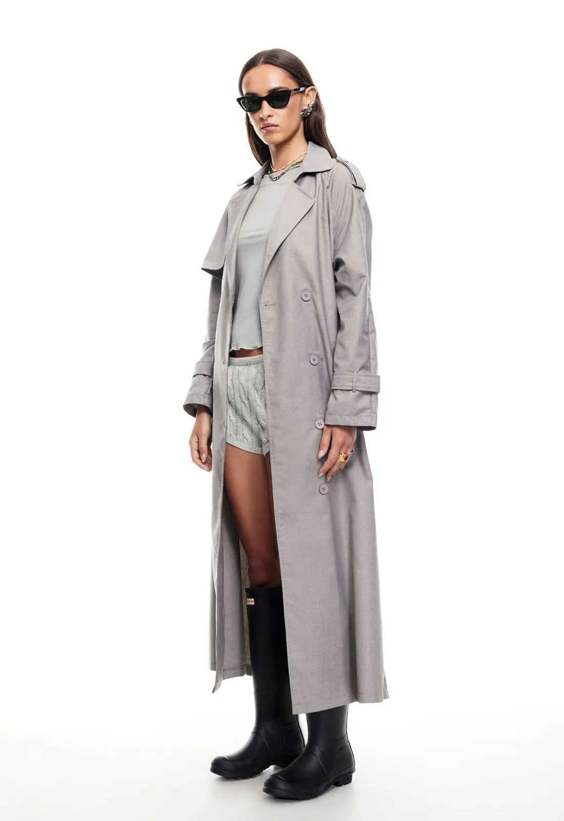 PENNY TRENCH - ASH