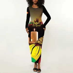 Personalised Proud Mali Martyrs Day In Memory Long Sleeve Bodycon Dress LT15