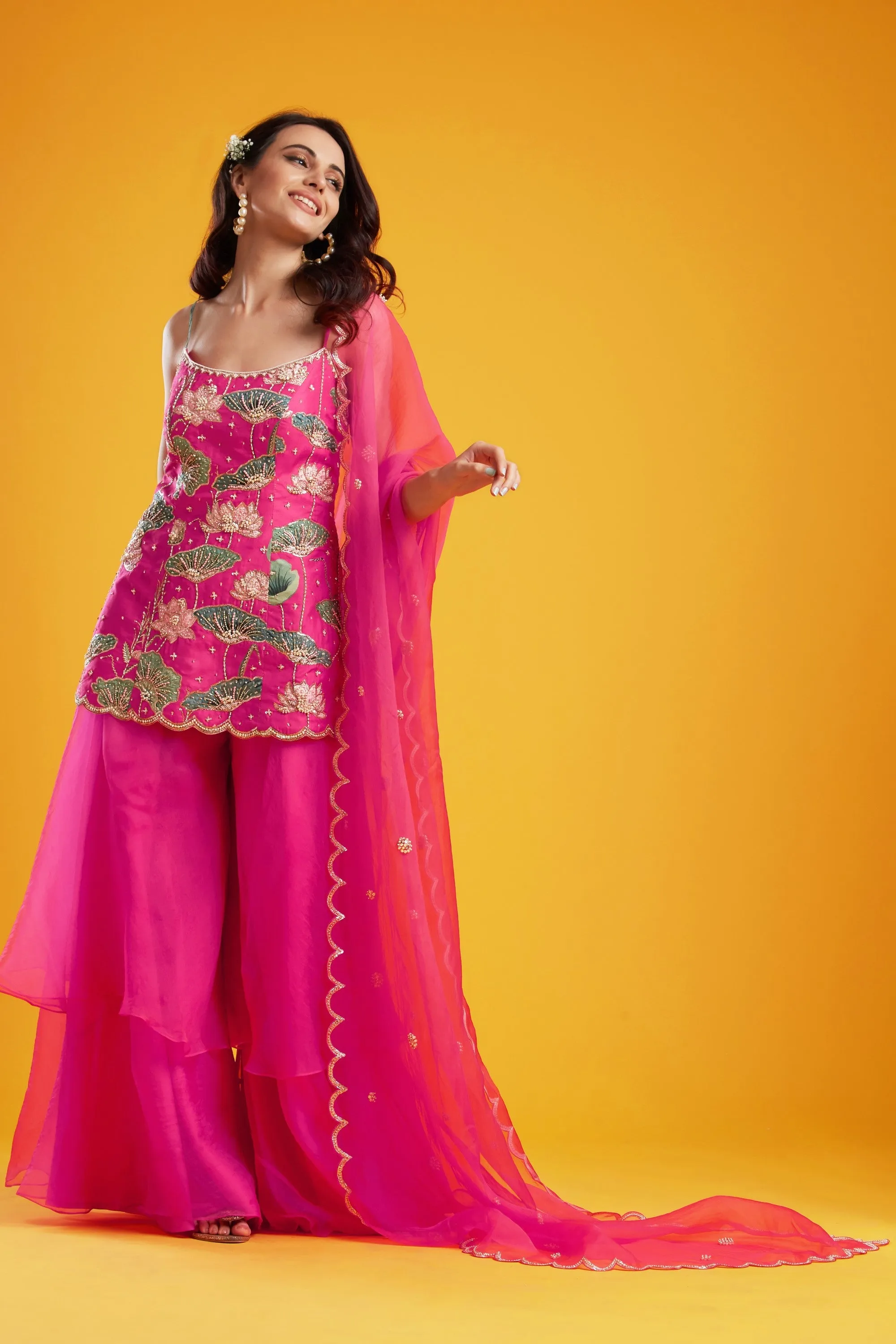 Pink Tunic Palazzo Set