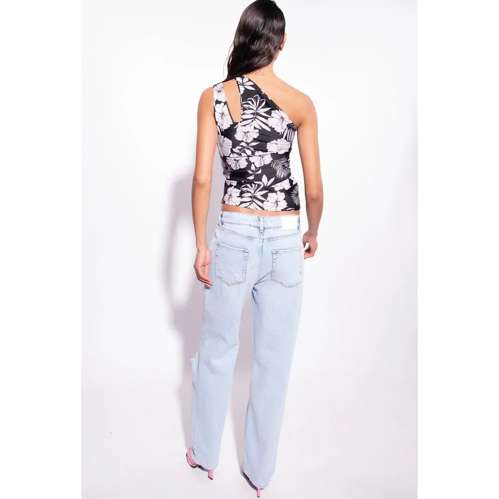 PINKO Black Polyamide Tops & T-Shirt
