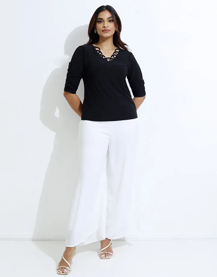 Plain Palazzo Pant with Lining