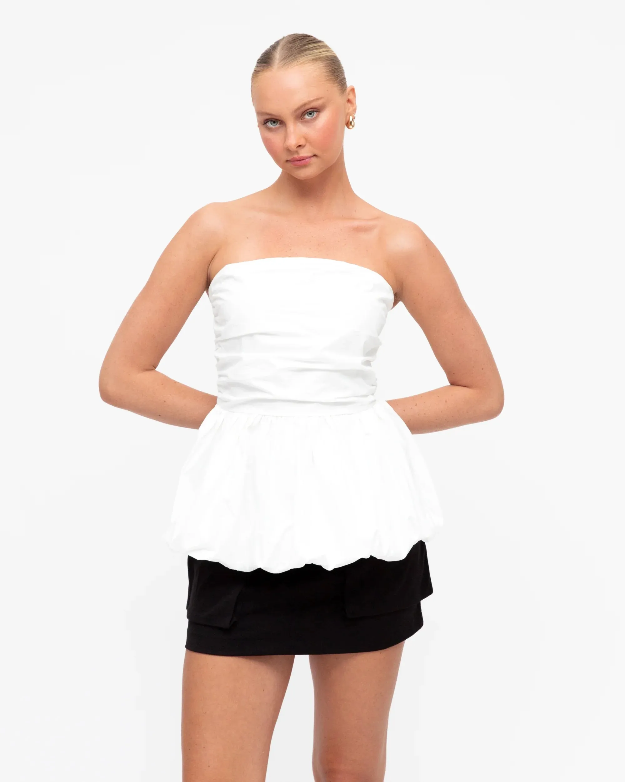 Poppy Bubble Top