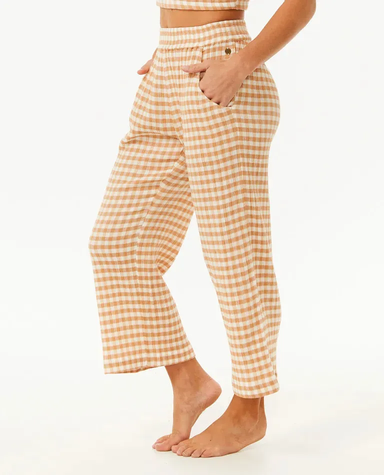 Premium Surf Check Pant - Brown