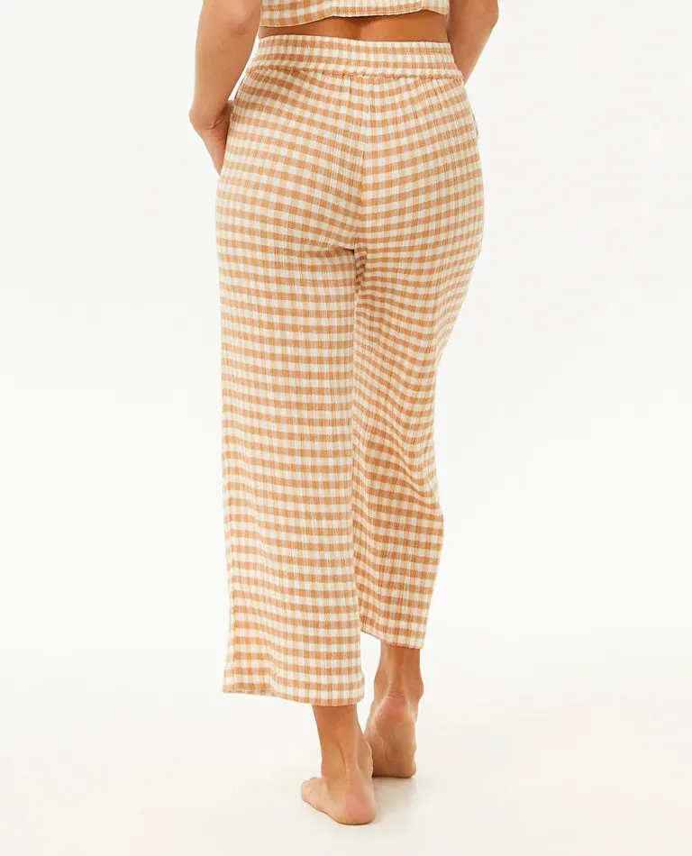 Premium Surf Check Pant - Brown