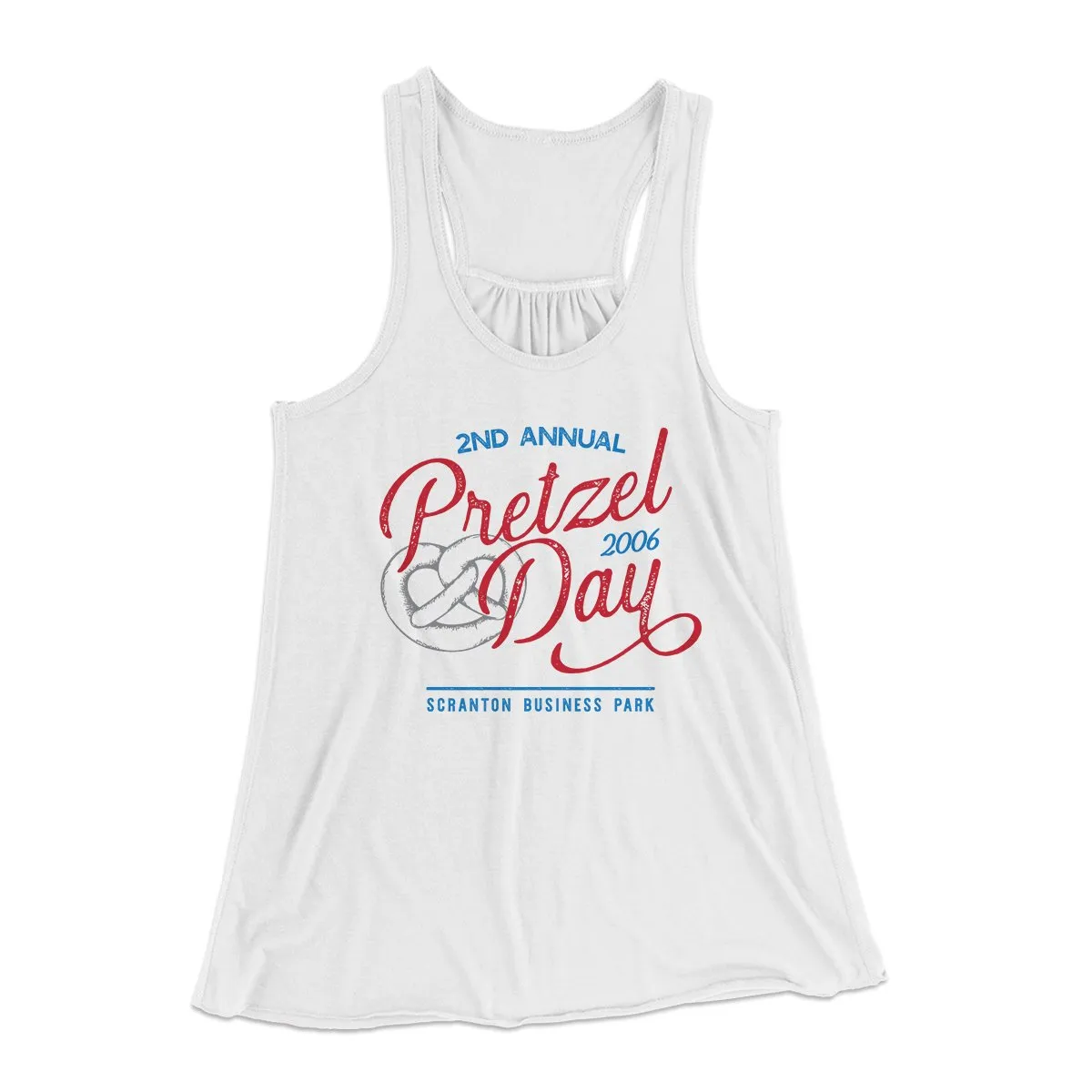 Pretzel Day Women's Flowey Tank Top