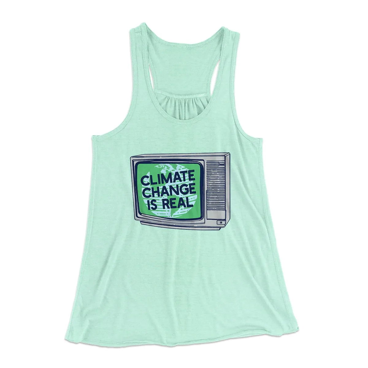 PSA: Climate Change is Real Women's Flowey Tank Top