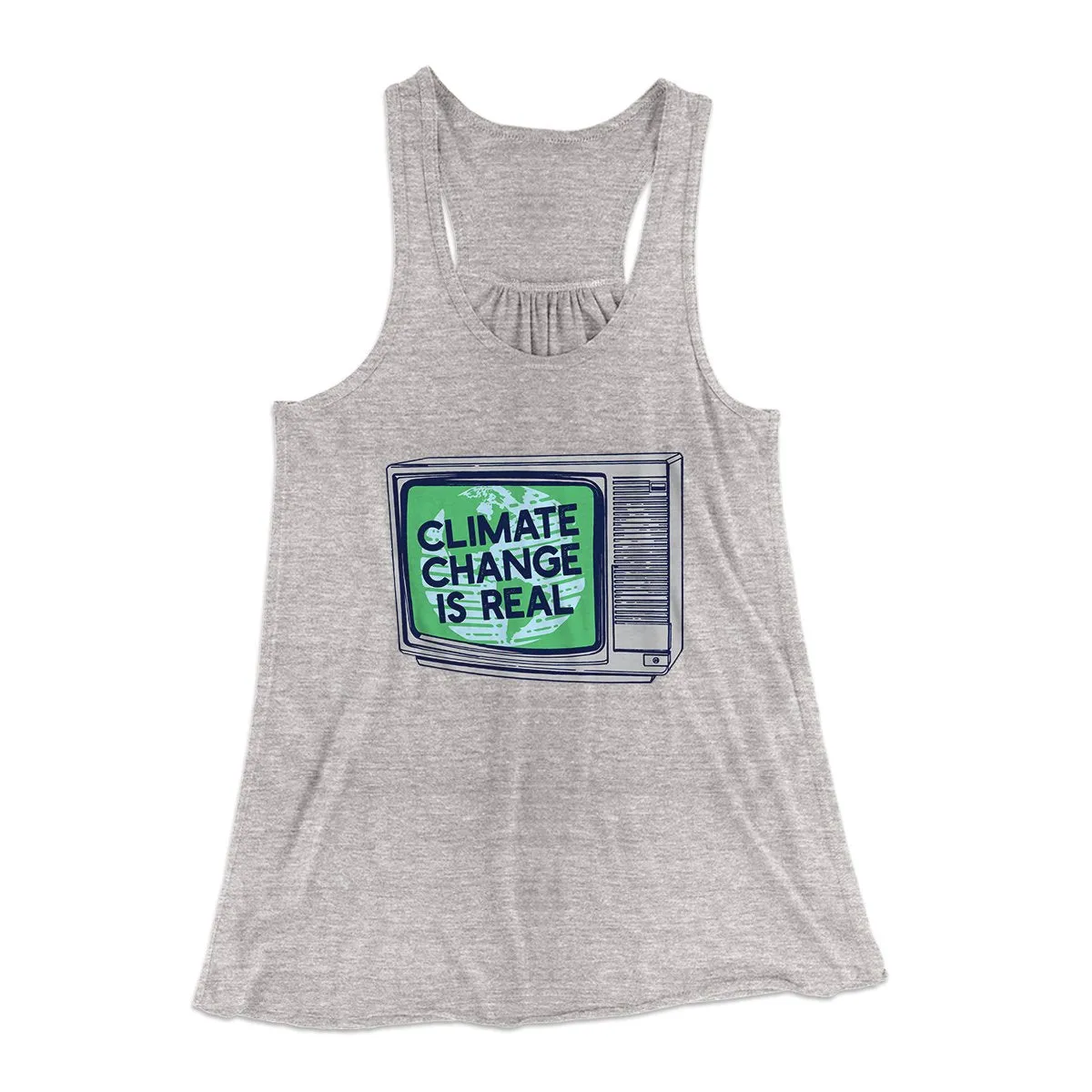 PSA: Climate Change is Real Women's Flowey Tank Top