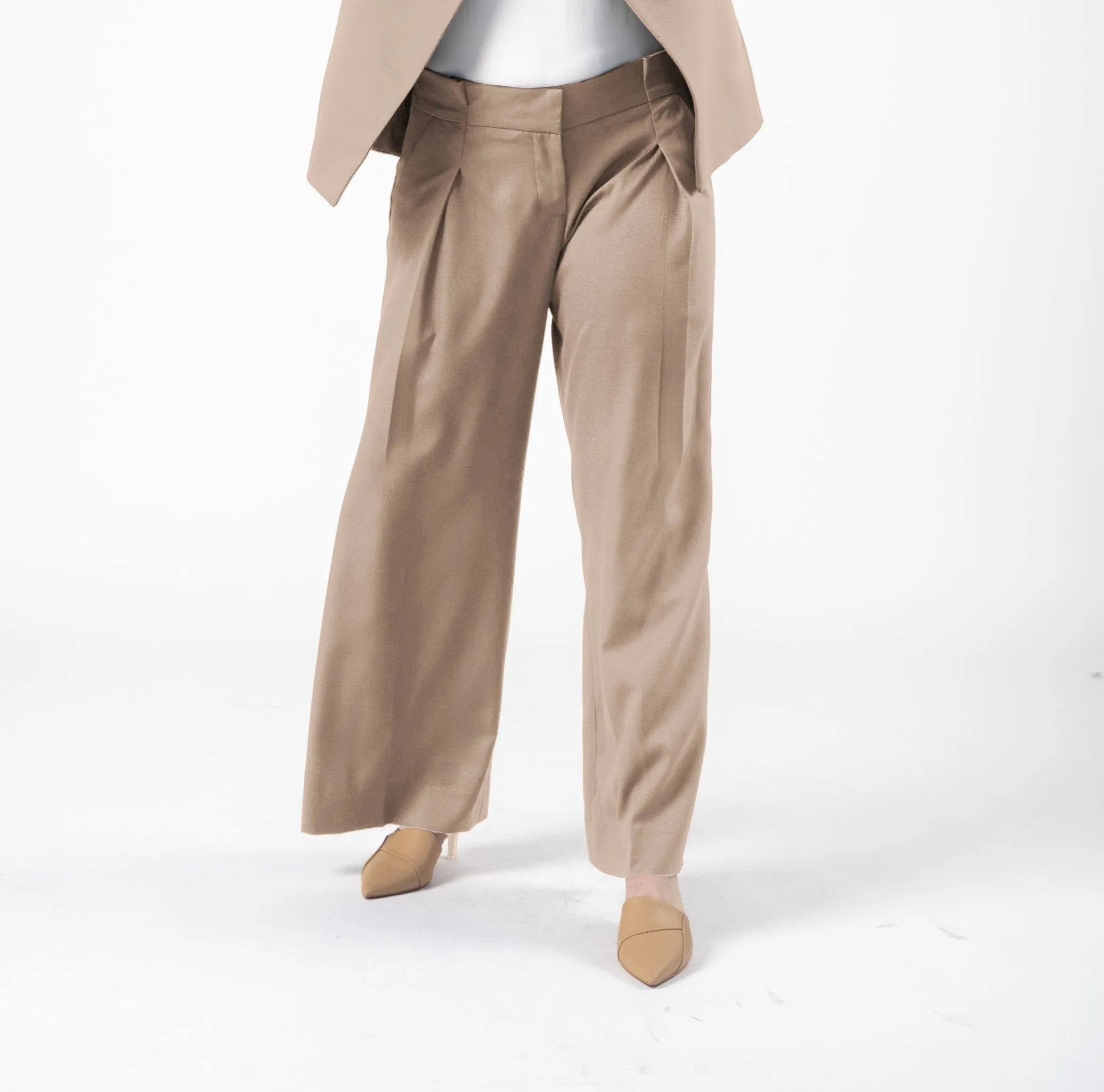 Purpose Wide Leg Flared Pants
