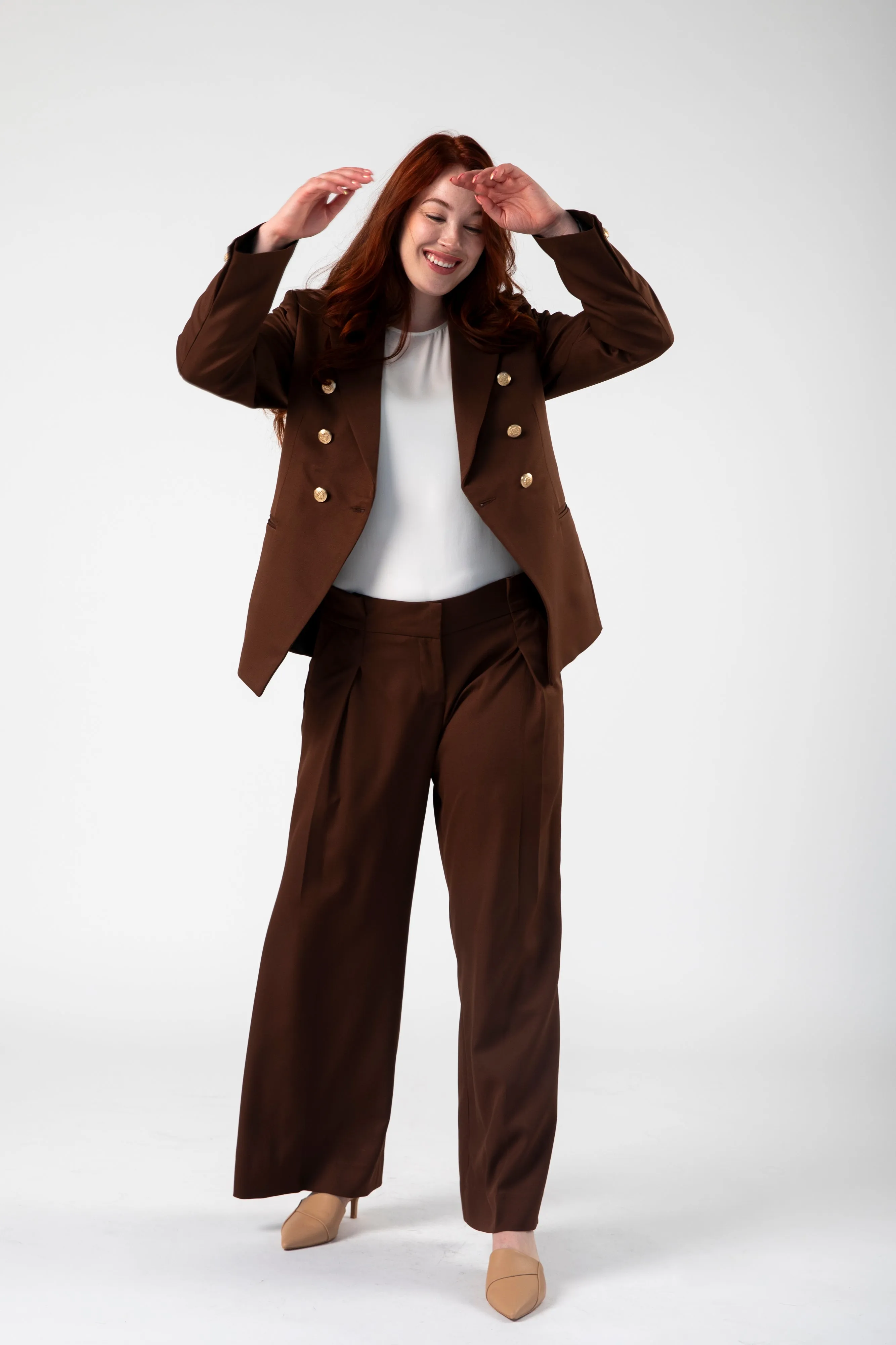 Purpose Wide Leg Flared Pants