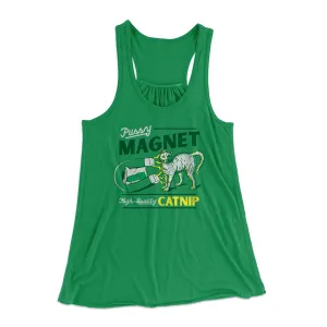 Pussy Magnet Funny Women's Flowey Tank Top