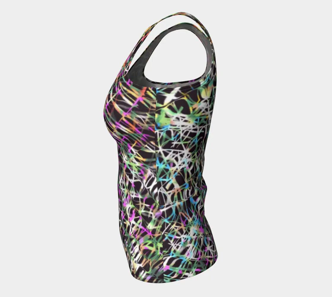 "Northern Lights" Fitted Tank (Long)
