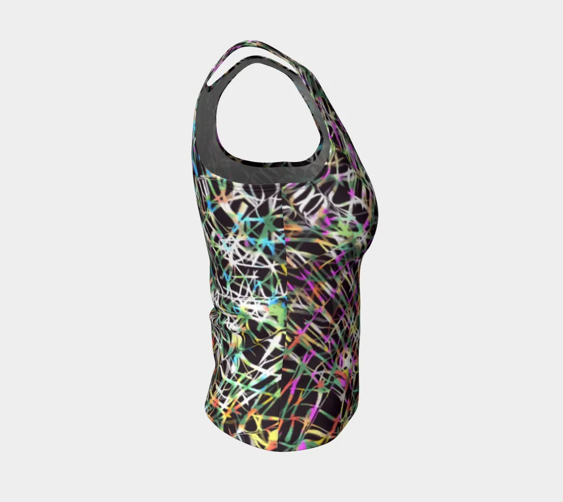 "Northern Lights" Fitted Tank (Long)