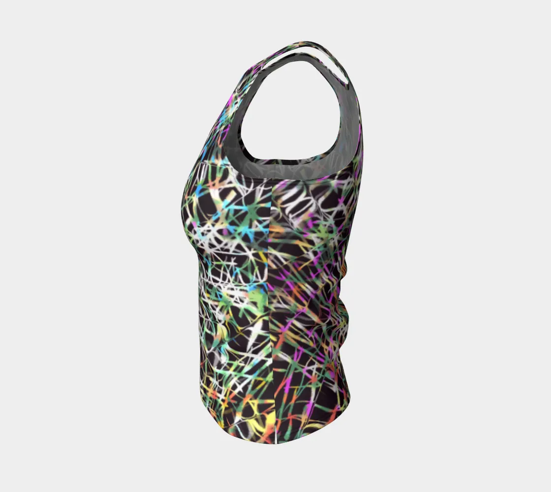 "Northern Lights" Fitted Tank (Long)