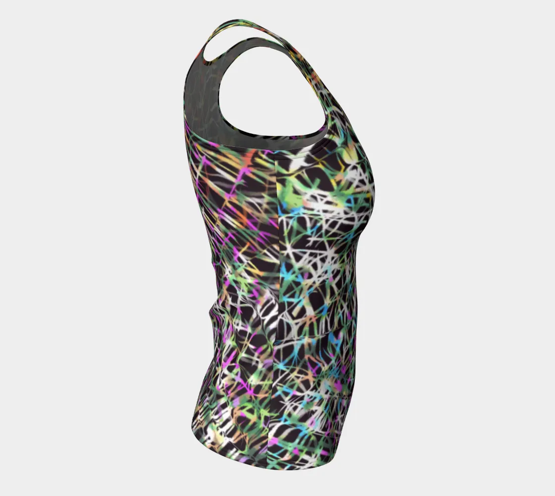 "Northern Lights" Fitted Tank (Long)