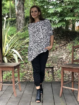 Raja Top - Blush Leopard