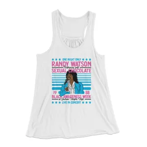 Randy Watson Sexual Chocolate Women's Flowey Tank Top