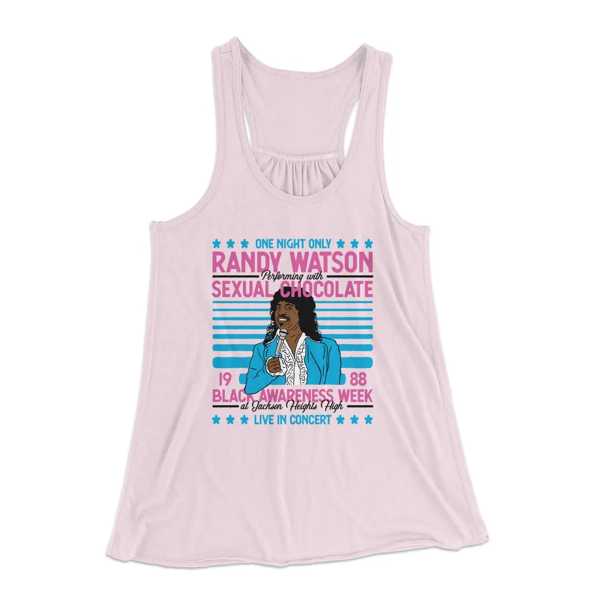 Randy Watson Sexual Chocolate Women's Flowey Tank Top
