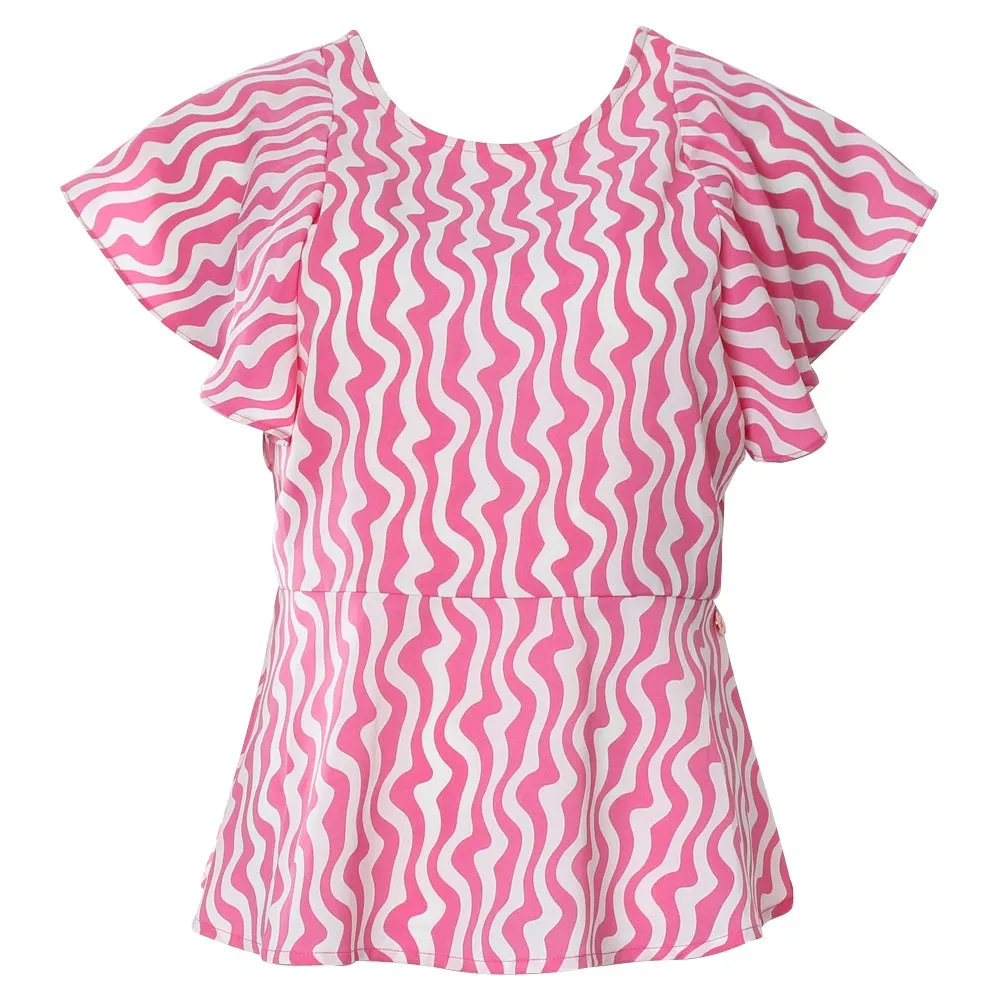 Rant & Rave Polly Pink Top