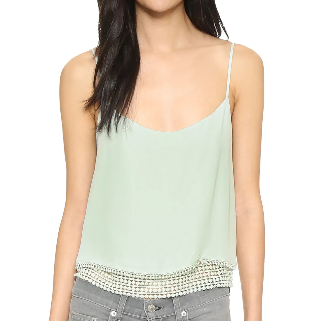 REBECCA MINKOFF Women's Equinox Silk Cami Top $148 NWT