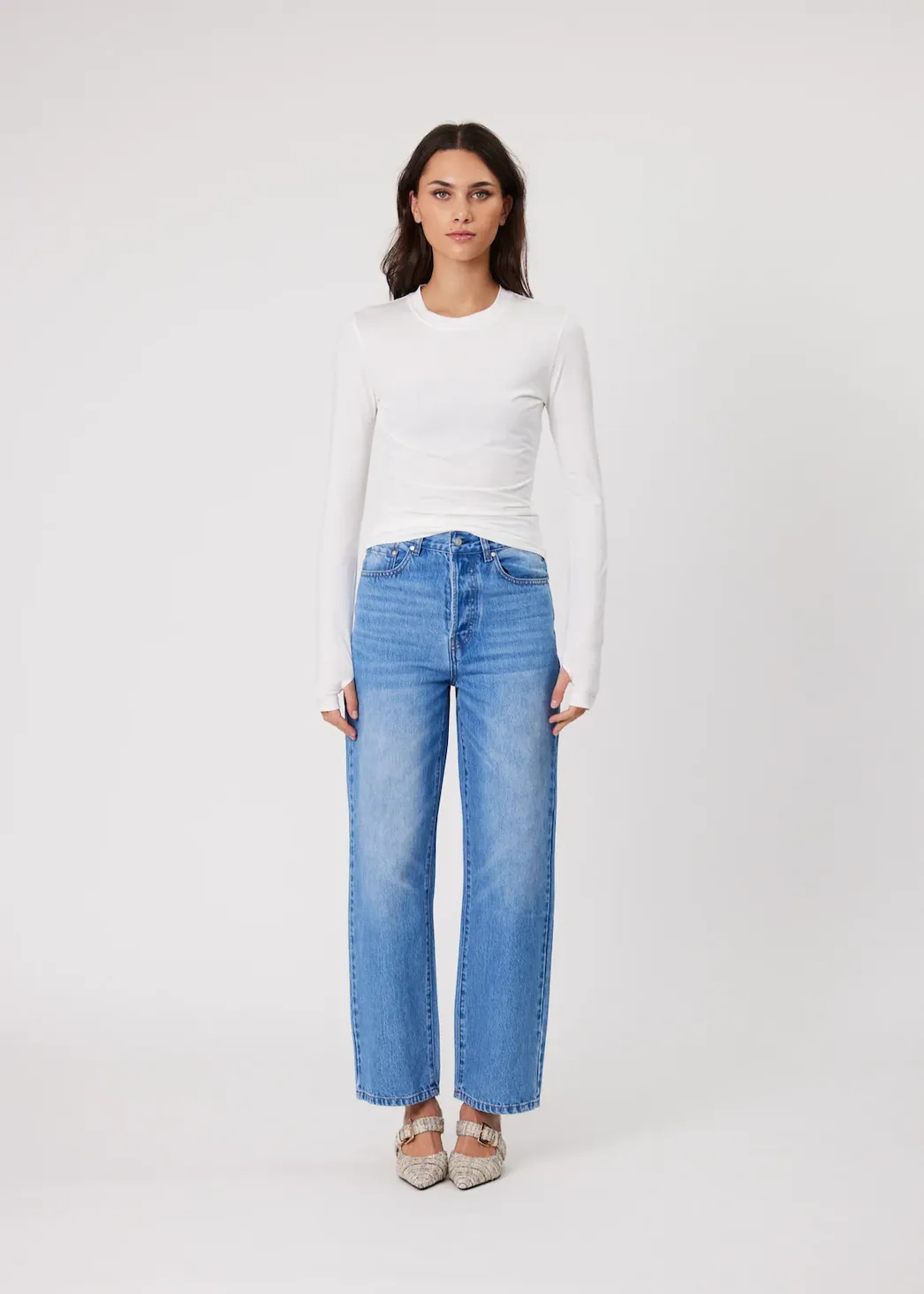 REMAIN Alba Long Sleeve - Bone