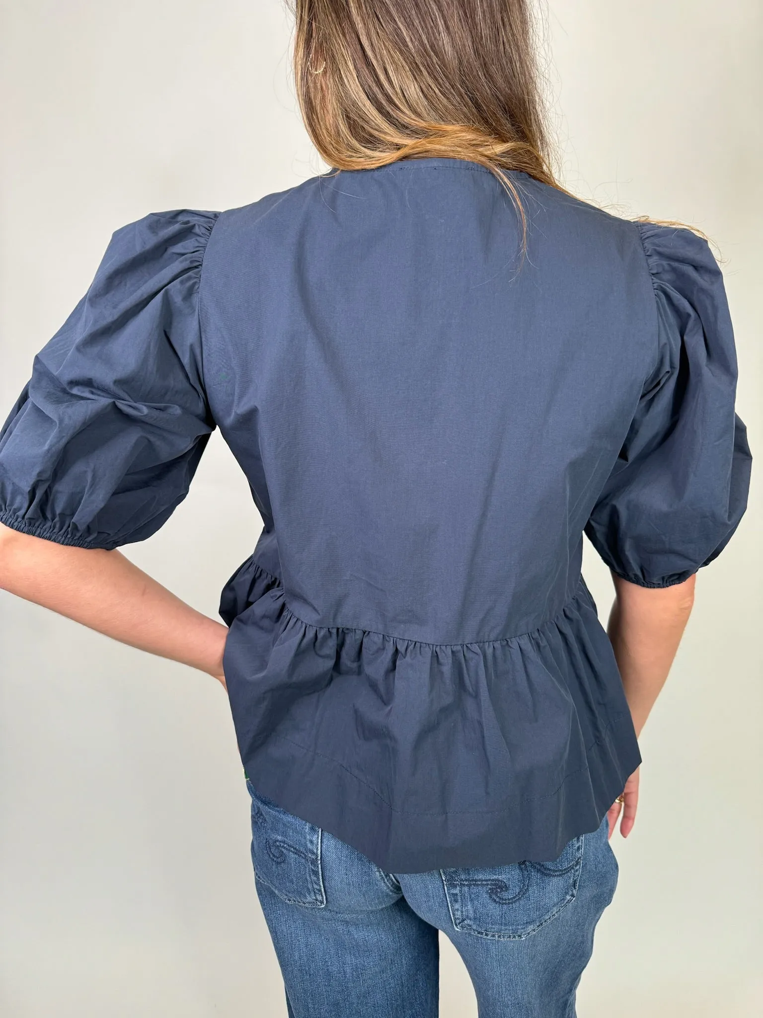 Reset Polly Top Navy