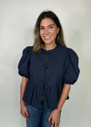 Reset Polly Top Navy