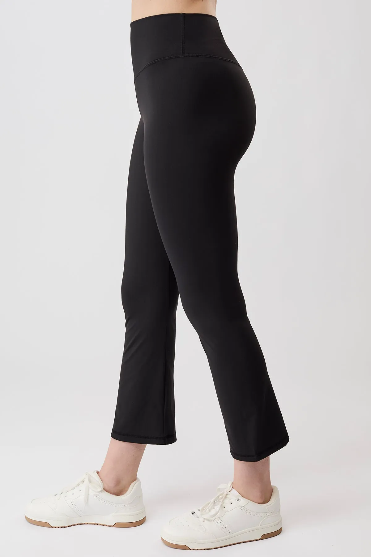 Retro Cropped Pants Black
