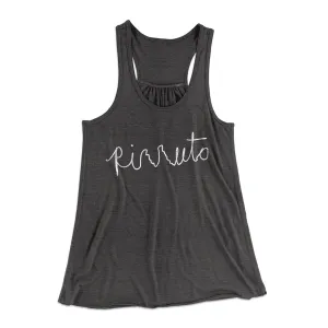 Rizzuto Cursive Women's Flowey Tank Top