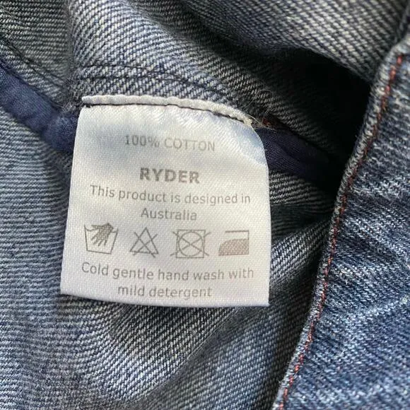 Ryder US Size 6 PIP Denim Pants Jeans Australia High Rise