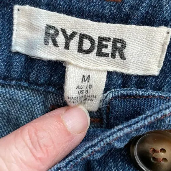 Ryder US Size 6 PIP Denim Pants Jeans Australia High Rise