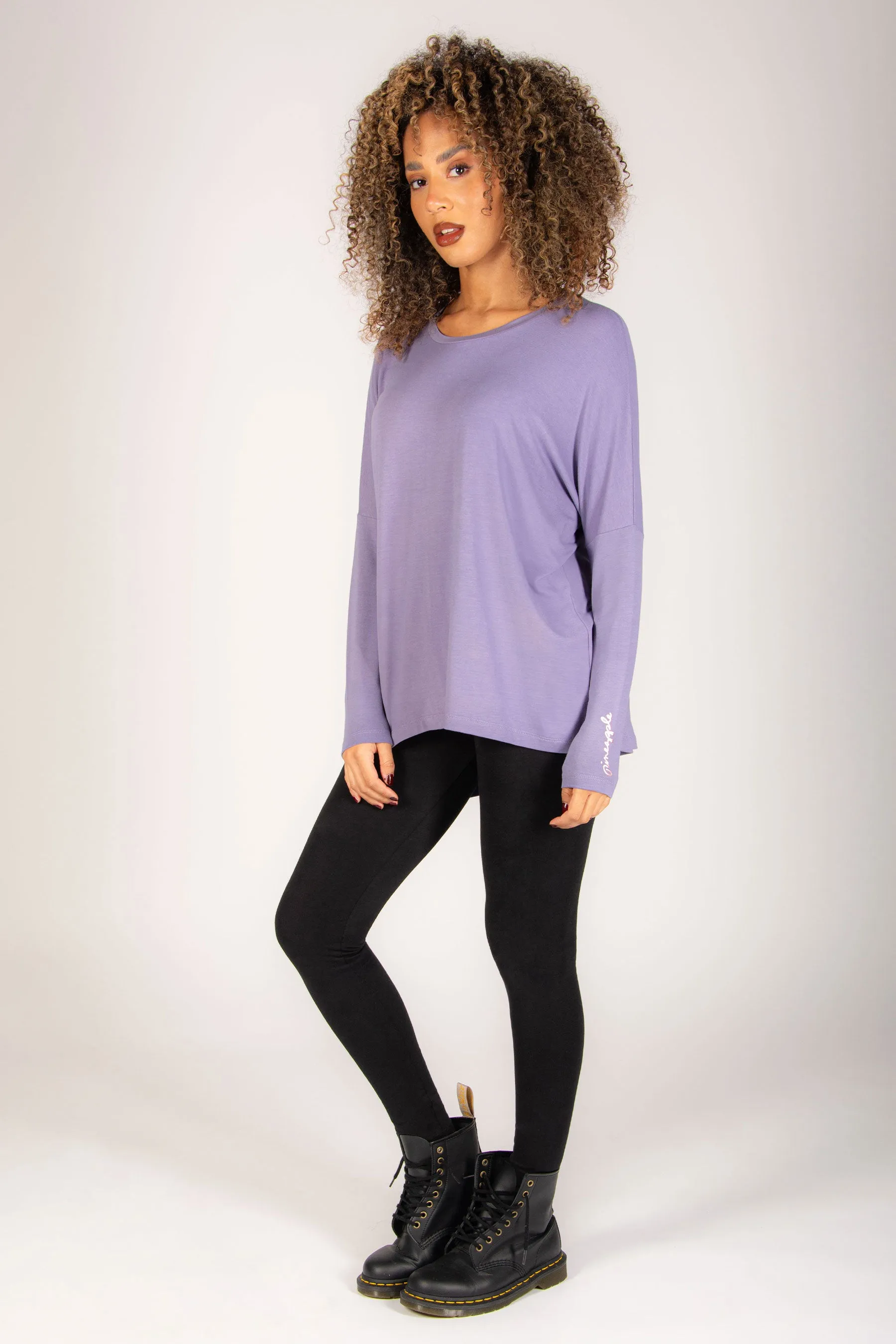 Script Long Sleeve Top