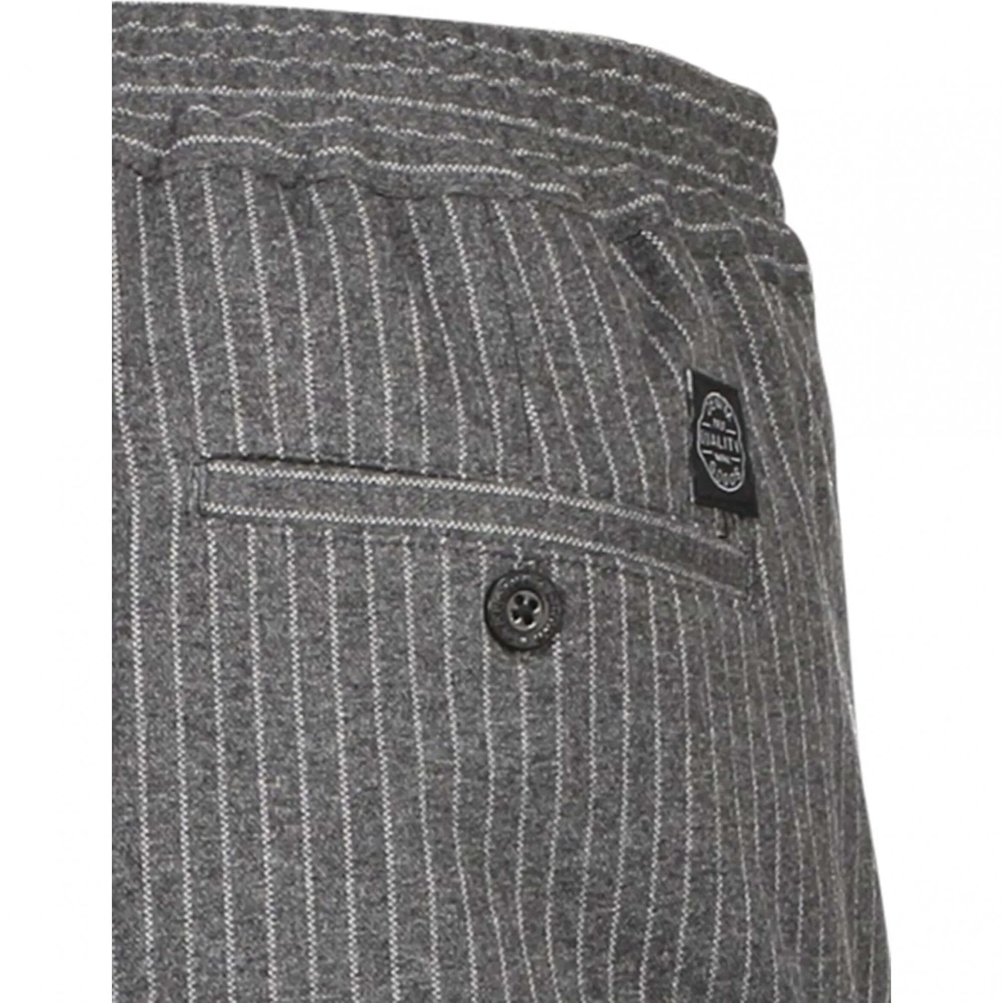 Shine Original Jaden Cropped Fitchino Pants W. Elastic Waist Dk. Grey Mix