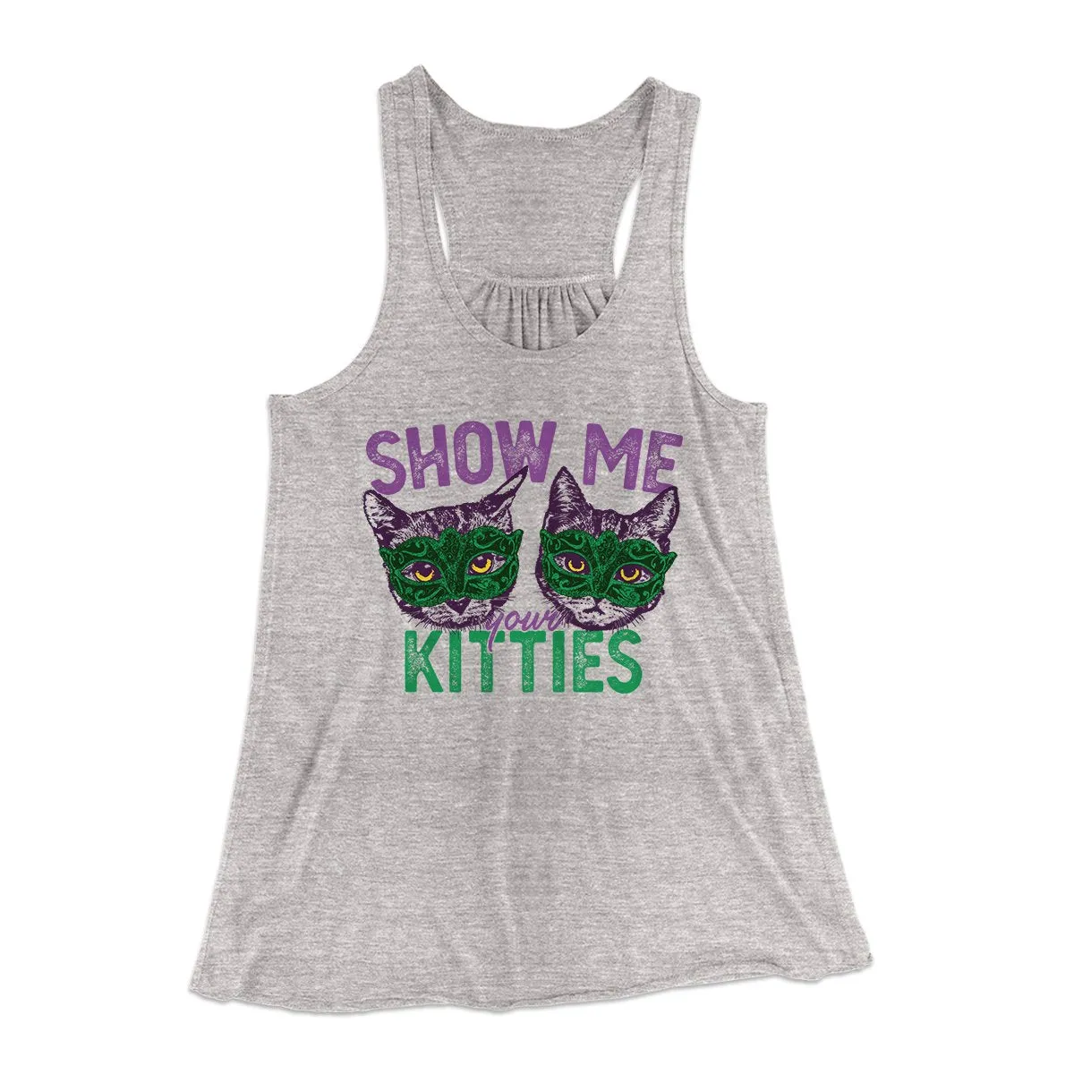 Show Me Your Kitties Women's Flowey Tank Top