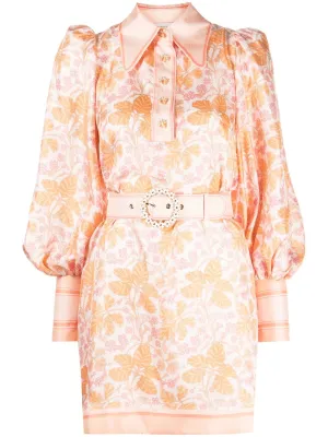 Silk mini dress