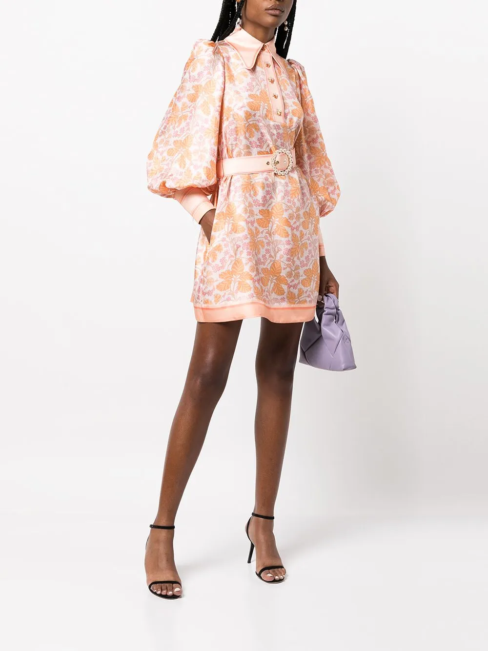Silk mini dress
