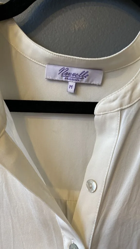 Silk Popover Blouse